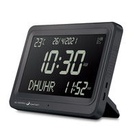 Jam Azan Dinding dan Meja ALFAJR FAJ-113 dengan Layar LCD Besar, Hadiah Ramadhan, Penunjuk Waktu Sholat, Penjualan Pabrik, Dijual di Seluruh Dunia