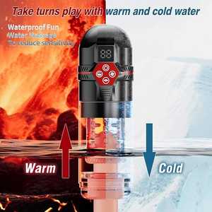 Alat Masturbasi Pria Otomatis dengan Layar LCD, Pompa <span class=keywords><strong>Penis</strong></span> Vakum 6s, Fitur Hisap dan Jilat, Getaran, Mainan Seks Lembut untuk Spa - Product Image 6