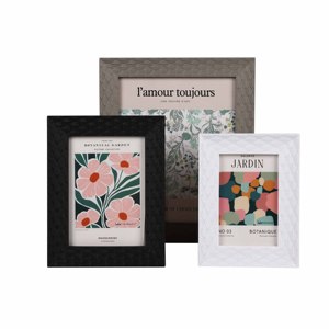 Cadre <span class=keywords><strong>photo</strong></span> en plastique 3 couleurs, style européen, exquis, pour décoration de maison et de mariage, vente en gros à prix réduit - Product Image 2