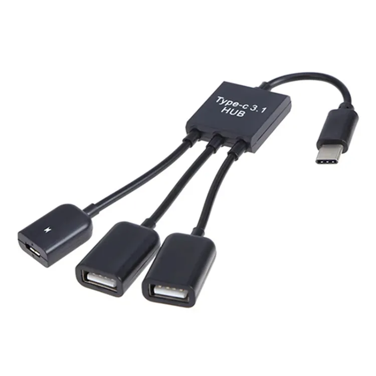 유형 C OTG 케이블 어댑터 마이크로 USB 허브 USB OTG 어댑터 스마트 폰