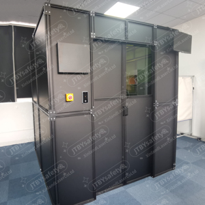 Xinland เครื่องเชื่อมอุตสาหกรรม3*3*2.5เมตร, อุปกรณ์เลเซอร์ทำความสะอาดตู้ป้องกันการตัด - Product Image 4