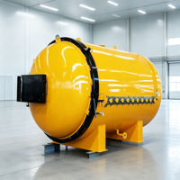 Autoclave Compuesto con Certificación CE para Curado de Fibra de Carbono con Sistema de Control PLC