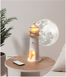 Lámpara de faro Lámpara de proyección de Luna Luces de noche <span class=keywords><strong>LED</strong></span> con proyector de Luna Lámpara de Casa de luz de <span class=keywords><strong>control</strong></span> remoto recargable por USB - Product Image 3