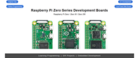 Carte de développement Raspberry Pi Zero 2W Zero W SBC Ordinateur monocarte Wi-Fi GPIO Python IoT Mini PC