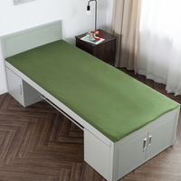 Lit métallique moderne pour dortoir d'employés avec armoire de rangement pour hôtels et écoles, montage facile