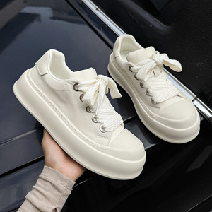 Sneakers Casual da Uomo 2026 di Tendenza con Suola in Schiuma <span class=keywords><strong>Ultra</strong></span> Leggera e Rialzo Interno, in Tela con Suola Spessa - Product Image 2