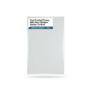 Film adhésif pour fenêtre en verre givré opaque 3'x16.4' - Product Image 1
