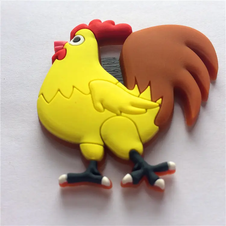 Cartoon Rubber Magnet Custom Animal Fridge Magnet Logo for Souvenir Advertising Promotion