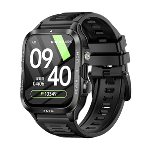 Montre connectée sportive DSM11 KT89 avec lampe torche puissante, étanche 3ATM, batterie 880mAh, suivi du sommeil, montre connectée d'extérieur - Product Image 4
