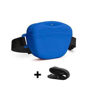 Bolsa de Silicona para Premios de Perro con Logotipo Personalizado, Bolsa para Premios con Clicker de Entrenamiento para Correa, con Cierre Magnético y Clip para Cintura - Product Image 1