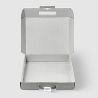 Boîte à poignée sur mesure PPWR pour l'emballage de planches à dessin avec impression de logo, boîtes d'emballage en carton ondulé