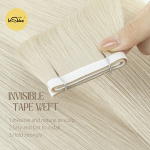 LeShine - Nuevas Extensiones de Cabello Humano con Cinta Adhesiva Invisible, Extensiones de Cabello Humano 100% - Product Image 3