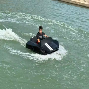 ダブルシートモーターボート電動ウォータージェットボートファッショナブルなジェットスキー電動ゴーカート波サーフィンEボートウォータースポーツ用 - Product Image 5