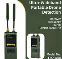 Dispositif portable de détection anti-UAV 100 MHz~8 GHz, localisation précise et capture vidéo, détection rapide, longue autonomie de la batterie