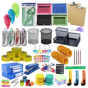 Promotionnel En Gros Personnalisé <span class=keywords><strong>Pas</strong></span> <span class=keywords><strong>Cher</strong></span> Papeterie Cadeaux Ensembles Sac Fournitures Scolaires pour Primaire Collège Lycée Articles De Papeterie - Product Image 1