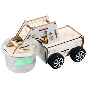 Voiture jouet bricolage aspirateur puzzle 3D Mars Physique Jouets pour enfants faits à la main Creative make wood science toys - Product Image 6