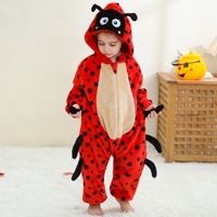Ensemble de vêtements pour bébé Michley Bestseller en flanelle d'automne avec fermeture éclair dissimulée bidirectionnelle, motif ours en coton biologique