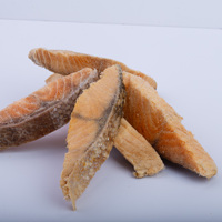Friandises pour chiens au saumon lyophilisé de haute qualité, naturelles, personnalisables, collation pour chats, nutrition, marque privée, à base de viande, riches en protéines