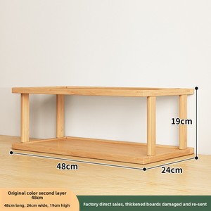 Máy tính để bàn lưu trữ giá văn phòng đa tầng cốc chủ nghiên cứu Bàn kệ nhà bếp Countertop Kệ sách nhỏ - Product Image 6