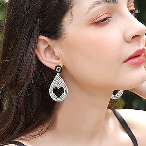 New Exquisite Stylish Color Women Fashion Handmade Bohemian Dangle <b>Earring</b> Drop <b>Earrings</b> Summer Beach Jewelry Wholesale Price - Product Image 2