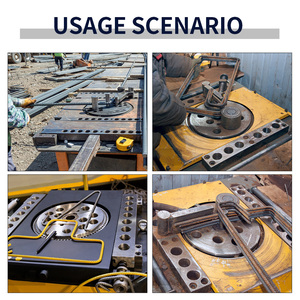 เครื่องดัดเหล็กเส้นกึ่งอัตโนมัติขนาด 40 มม. พร้อมมอเตอร์และระบบควบคุม PLC เครื่องดัด <span class=keywords><strong>CNC</strong></span> ผลผลิตสูง - Product Image 3