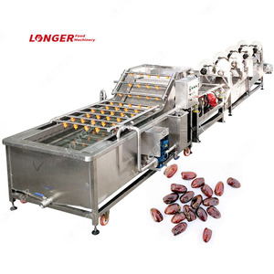 Gg Chi Phí Thấp Nhỏ Thương Mại Cọ Ngày Giặt Máy Sấy Bong Bóng Loại Trái Cây Rau Rửa Dòng - Product Image 1