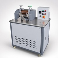 Máquina de Peletización de Plástico, Molino de Dos Rodillos para Caucho, Mezcladora de Compuestos NR SBR NBR EPDM, Granuladora, Formulación, Prueba, CE ISO