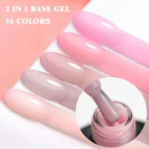 RONIKI Manteau de base en caoutchouc de couleur nude Vernis à ongles en gel UV sans hema <span class=keywords><strong>Constructeur</strong></span> de gel dur en bouteille Gel de base en caoutchouc de marque privée - Product Image 2