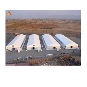 خيمة الإسفنج في الهواء الطلق بإطار من الألومنيوم خيمة صناعية كبيرة 20x50m 20x100m دفيئة