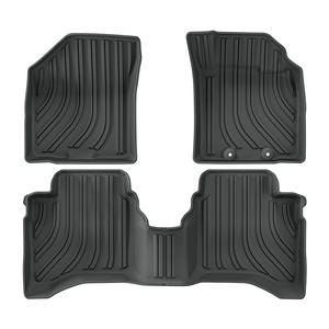 Tapis de sol de voiture de luxe tout temps personnalisés en TPE antidérapant 3 pièces pour Suzuki Jimny Ensemble complet Tapis de sol intérieurs de voiture durables - Product Image 1