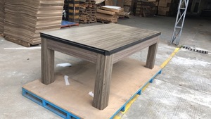 <span class=keywords><strong>Mesa</strong></span> de billar convertible multifunción, 7 pies, 3 en 1, con tapa de comedor, <span class=keywords><strong>ping</strong></span> <span class=keywords><strong>pong</strong></span>, 2 asientos de banco - Product Image 6