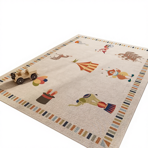<span class=keywords><strong>Tapis</strong></span> antidérapant et résistant à la saleté <span class=keywords><strong>pour</strong></span> chambre d'enfant, salon, coin lecture, aire de jeux, lavable - Product Image 4