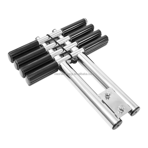 Échelle de plongée pour bateau 316 télescopique OEM échelle de plongée marine petit dauphin marin acier inoxydable argent haut miroir polonais 1 PC Yacht - Product Image 2