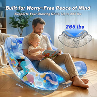 Fauteuil gonflable d'intégration sensorielle en mousse à mémoire de forme souple pour enfants, coussin anti-collision pour chambre et salon