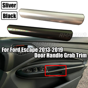 Poignée de porte avant de voiture Ford Escape 2013-2019, garniture de moulure noire CJ5Z7822620BA CJ5Z7822621BA, remplacement gauche et droit - Product Image 1