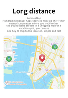 Traceur GPS intelligent anti-perte AirTag pour la sécurité personnelle, alarme sonore, portable, mon localisateur pour téléphones iPhone et Android
