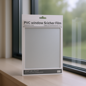 Film adhésif pour fenêtre en PVC 3'x164' gris givré pour l'intimité des fenêtres - Product Image 2