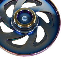 Cache-moteur de moto en alliage d'aluminium, accessoire de protection décoratif avec usinage par électroérosion à fil et CNC