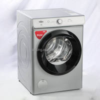 Sèche-linge compact à chargement frontal avec bouton manuel, grande capacité de tambour interne de 9 kg, en acier inoxydable, pour usage domestique