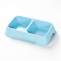 Accessoires pour animaux de compagnie de haute qualité personnalisés en usine, bol de nourrissage double usage pour chiens et chats, utilisation en intérieur et en extérieur, pour les voyages
