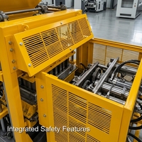 Logre Dimensiones de Ladrillos Impecables con la Máquina Automática para Fabricar Bloques de Hormigón QT4-16 de HF MACHINERY