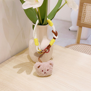 Color Cute Mobile Phone Hanging Cord Bag Charm Rope <b>Plush</b> Bear Cartoon Doll Mobile Phone Pendant Wholesale - Product Image 6