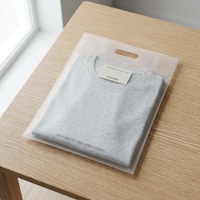 Sacs d'emballage personnalisés en CPE, PE, PP, OPP avec fermeture éclair, imprimés avec logo, pour vêtements et t-shirts, sacs à fermeture éclair blancs avec poignée
