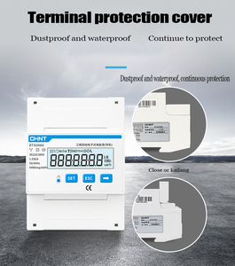 Khuyến mãi nóng Đồng hồ đo điện năng Chint DTSU666 220V hiển thị kỹ thuật số thông minh ba pha mini điện tử giá tốt - Product Image 4