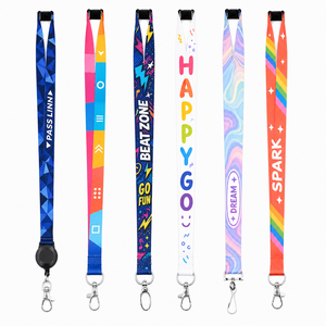 Silk Screen Printing Polyester Lanyard Sports Event Fan Access Pass Stadium Badge Holder Team Merchandise Promotional Products C - Product Image 1