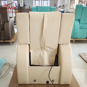 Modern stil ahşap taban ayak banyo sandalyeleri drenaj pompası Spa pedikür koltuğu tırnak tahtası ve ayaklık ile - Product Image 6