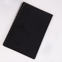 Carnet de notes ligné imperméable à spirale Wire-O, fournitures scolaires et de bureau en gros, cahiers en papier pierre, carnet A5 personnalisé à spirale