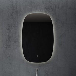 Mueble de Baño Moderno y Elegante con Espejo LED Flotante de Doble Lavabo, Encimera de Porcelana, Múltiples Cajones, Lavabo de Cerámica Montado en la Pared para Baño de Hotel - Product Image 5