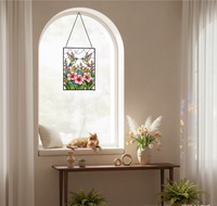 EffiPrint Impresión Bajo Demanda, Vitral Rectangular Personalizado con su Diseño Impreso para Decoración de Ventanas