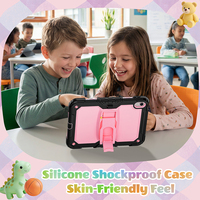 Étui de tablette en silicone antichoc avec béquille réglable pour iPad 10e génération 10,9 pouces 2022/11e génération A16